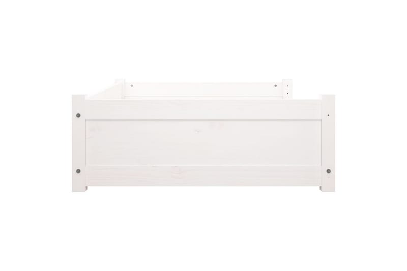 beBasic hundeseng 95,5x65,5x28 cm massivt fyrretræ hvid - Hvid - Sport & fritid - Til dyrene - Til hund - Hundemøbler - Hundeseng