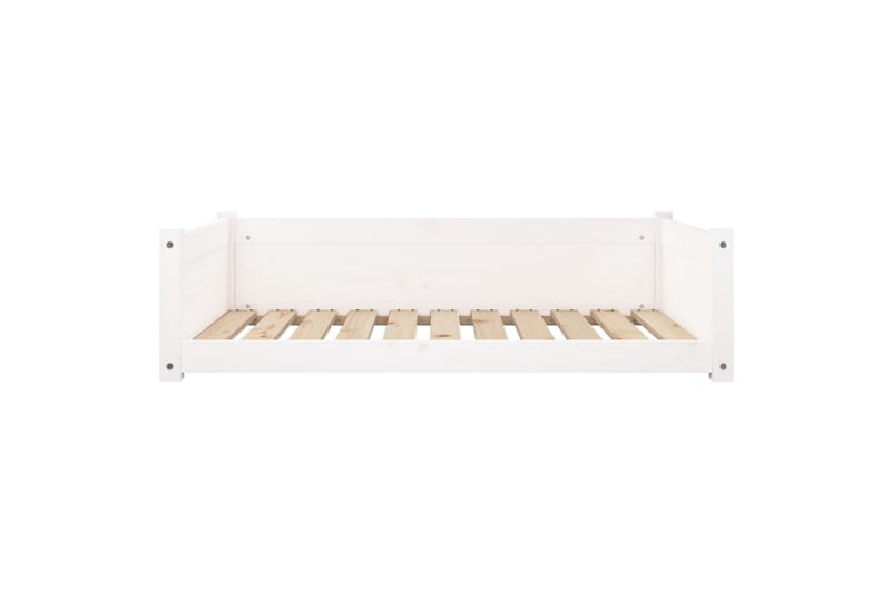 beBasic hundeseng 95,5x65,5x28 cm massivt fyrretræ hvid - Hvid - Sport & fritid - Til dyrene - Til hund - Hundemøbler - Hundeseng