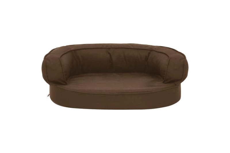 ergonomisk hundeseng 60x42 cm hør-look brun - Brun - Sport & fritid - Til dyrene - Til hund - Hundemøbler - Hundeseng