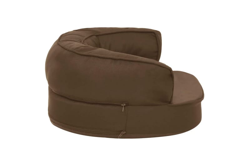 ergonomisk hundeseng 60x42 cm hør-look brun - Brun - Sport & fritid - Til dyrene - Til hund - Hundemøbler - Hundeseng