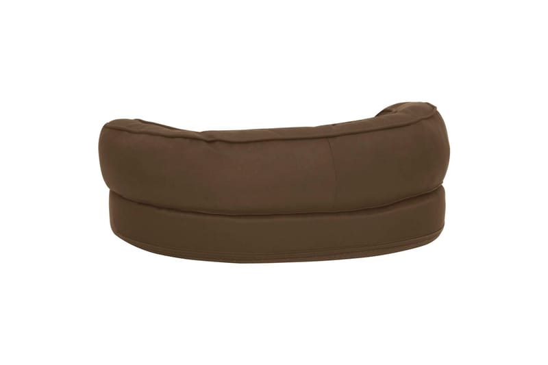 ergonomisk hundeseng 60x42 cm hør-look brun - Brun - Sport & fritid - Til dyrene - Til hund - Hundemøbler - Hundeseng