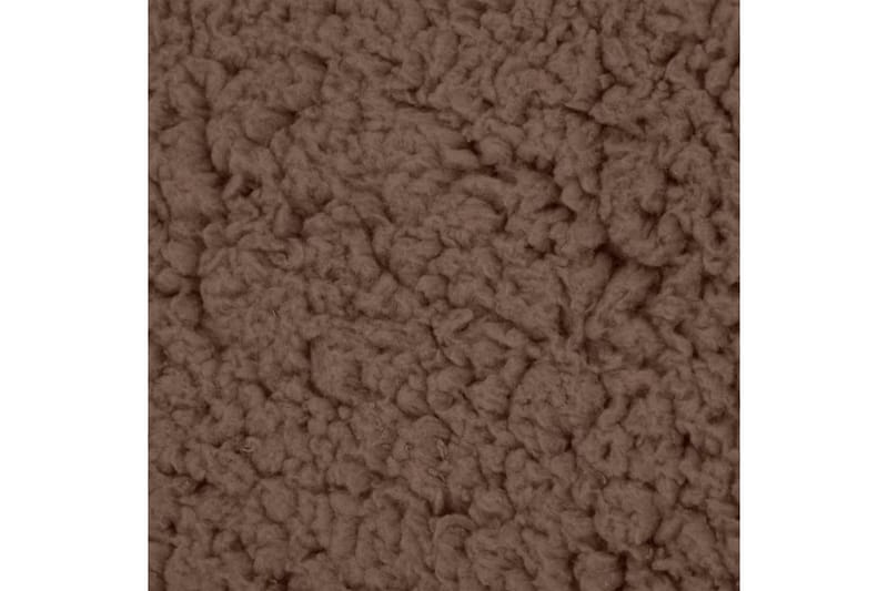 ergonomisk hundeseng 60x42 cm hør-look fleece brun - Brun - Sport & fritid - Til dyrene - Til hund - Hundemøbler - Hundeseng
