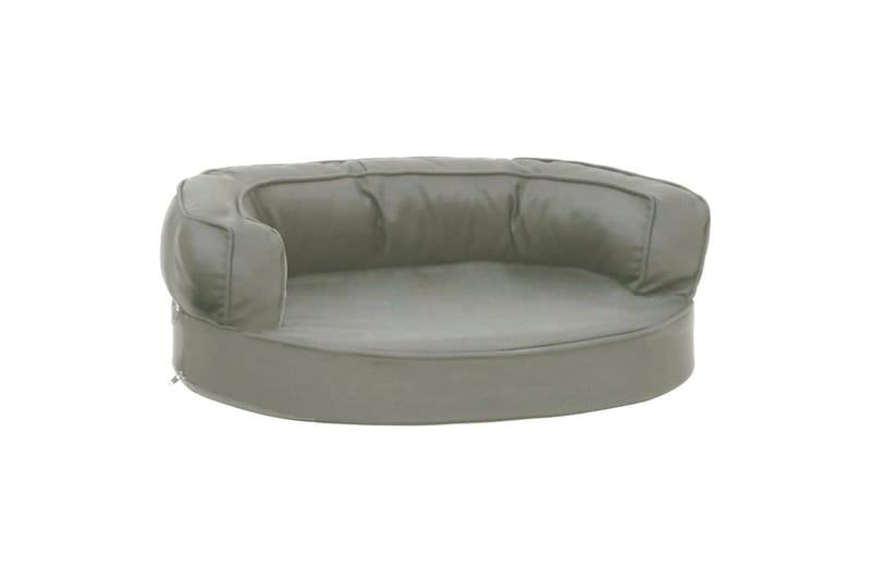 ergonomisk hundeseng 60x42 cm hør-look grå - Grå - Sport & fritid - Til dyrene - Til hund - Hundemøbler - Hundeseng