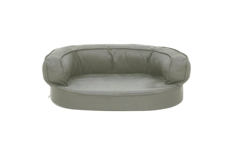 ergonomisk hundeseng 60x42 cm hør-look grå - Grå - Sport & fritid - Til dyrene - Til hund - Hundemøbler - Hundeseng