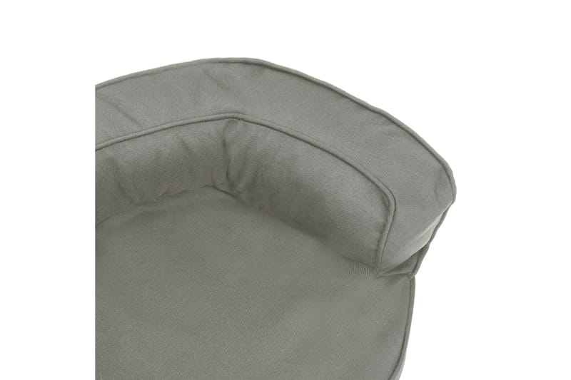 ergonomisk hundeseng 60x42 cm hør-look grå - Grå - Sport & fritid - Til dyrene - Til hund - Hundemøbler - Hundeseng