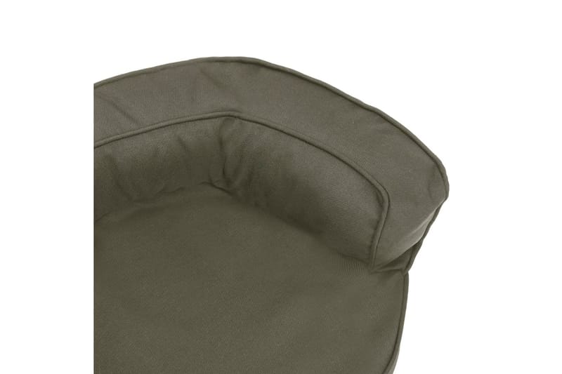 ergonomisk hundeseng 60x42 cm hør-look mørkegrå - Grå - Sport & fritid - Til dyrene - Til hund - Hundemøbler - Hundeseng