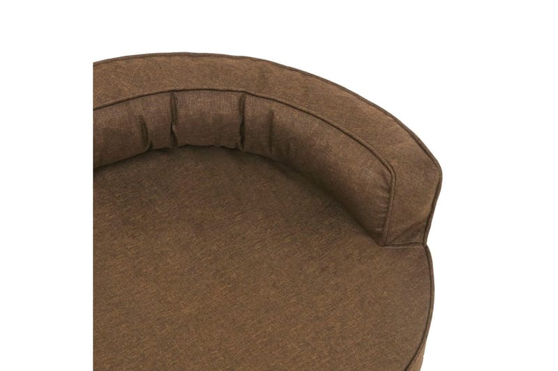 ergonomisk hundeseng 75x53 cm hør-look brun - Brun - Sport & fritid - Til dyrene - Til hund - Hundemøbler - Hundeseng