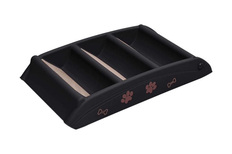 Foldbar hundetrappe 62x40x49,5 cm sort - Sort - Sport & fritid - Til dyrene - Til hund - Hundemøbler