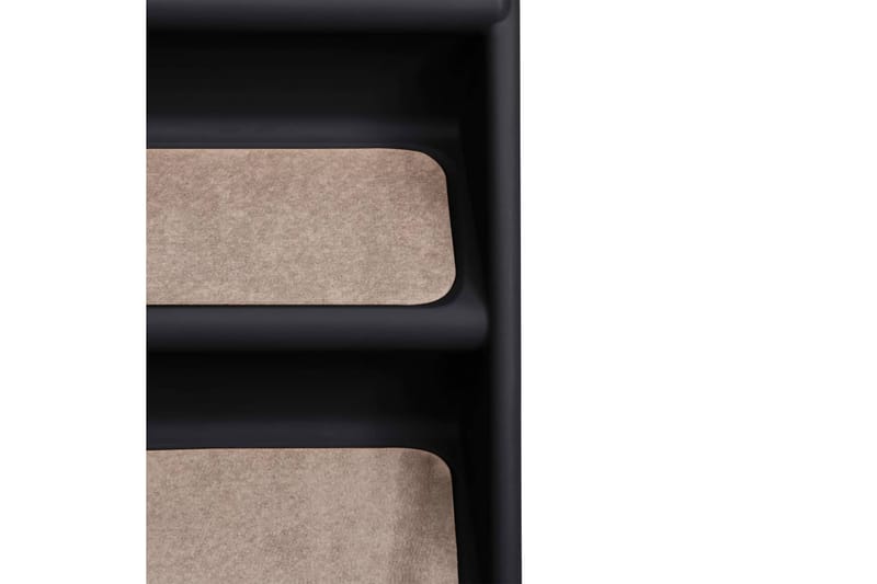 Foldbar hundetrappe 62x40x49,5 cm sort - Sort - Sport & fritid - Til dyrene - Til hund - Hundemøbler