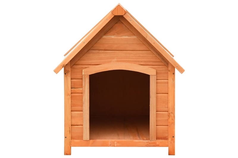 Hundebur I Massivt Fyrre- Og Grantræ 72 X 85 X 82 Cm - Brun - Sport & fritid - Til dyrene - Til hund - Hundemøbler
