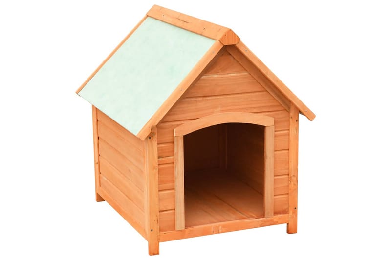 Hundebur I Massivt Fyrre- Og Grantræ 72 X 85 X 82 Cm - Brun - Sport & fritid - Til dyrene - Til hund - Hundemøbler