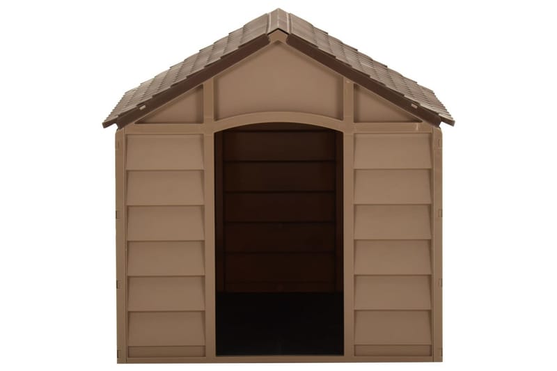 hundehus 71x71,5x68 cm PP brun - Brun - Sport & fritid - Til dyrene - Til hund - Hundemøbler - Hundeseng