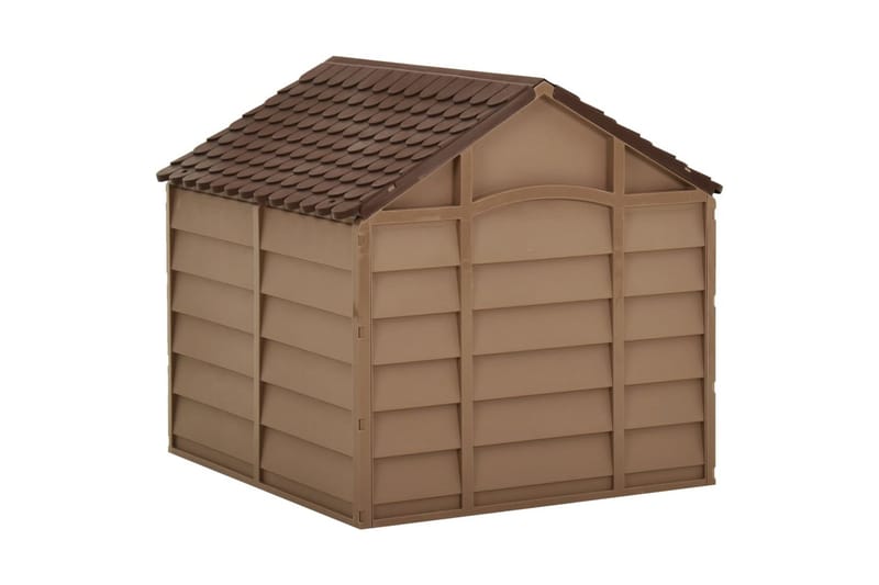 hundehus 71x71,5x68 cm PP brun - Brun - Sport & fritid - Til dyrene - Til hund - Hundemøbler - Hundeseng