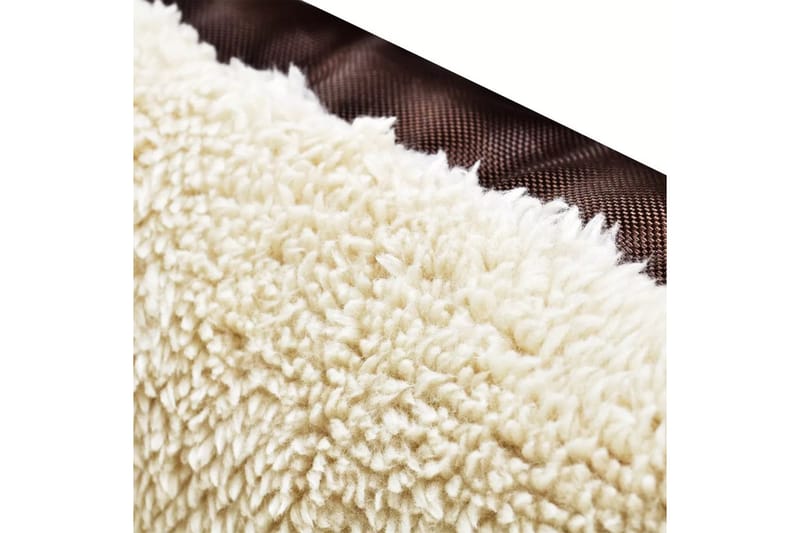 hundekurv, brun og beige, XXL - Brun - Sport & fritid - Til dyrene - Til hund - Hundemøbler - Hundeseng