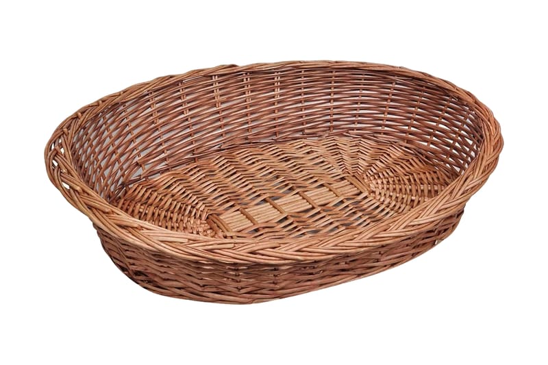 Hundekurv I Pil Naturfarvet 90 Cm - Brun - Sport & fritid - Til dyrene - Til hund - Hundemøbler - Hundeseng