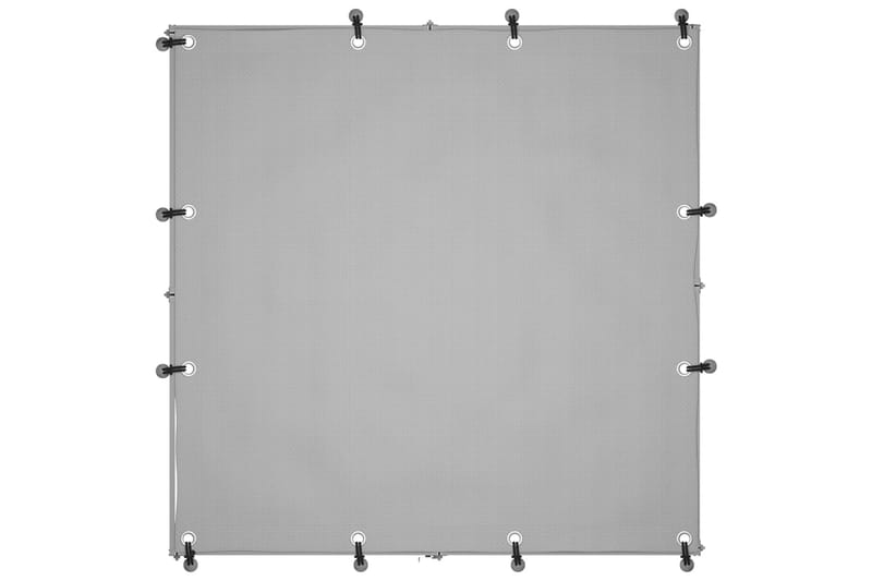 hundeløbegård 110x110x110 cm stål sølvfarvet - Sølv - Sport & fritid - Til dyrene - Til hund - Hundemøbler