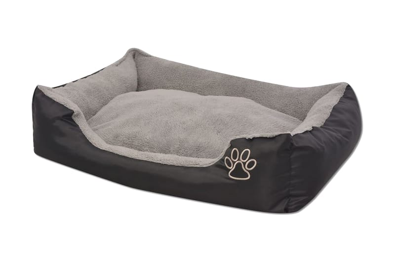 Hundeseng Med Polstret Hynde Str. M Sort - Sort - Sport & fritid - Til dyrene - Til hund - Hundemøbler - Hundeseng