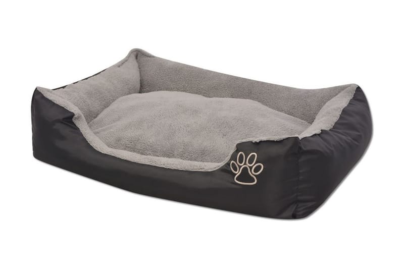 Hundeseng Med Polstret Hynde Str. L Sort - Sort - Sport & fritid - Til dyrene - Til hund - Hundemøbler - Hundeseng