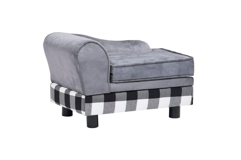 Hundesofa 57X34X36 cm Plys Grå - Grå - Sport & fritid - Til dyrene - Til hund - Hundemøbler