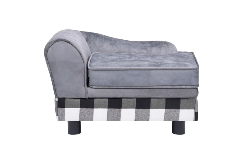 Hundesofa 57X34X36 cm Plys Grå - Grå - Sport & fritid - Til dyrene - Til hund - Hundemøbler