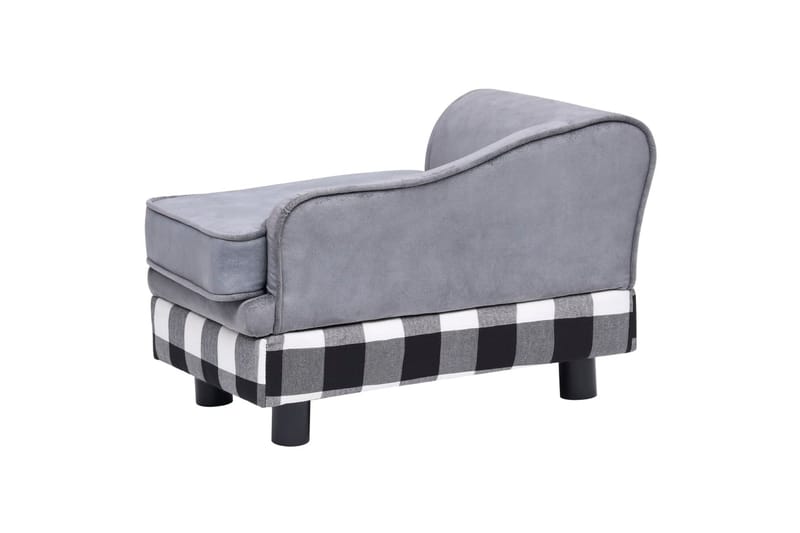 Hundesofa 57X34X36 cm Plys Grå - Grå - Sport & fritid - Til dyrene - Til hund - Hundemøbler