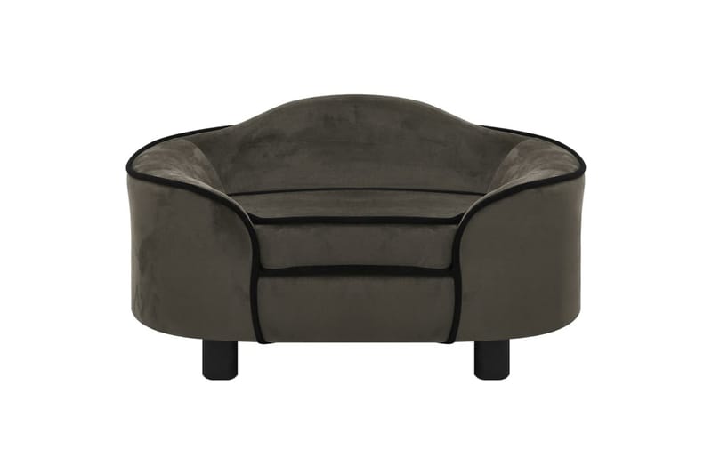 hundesofa 67x47x36 cm plys mørkegrå - Grå - Sport & fritid - Til dyrene - Til hund - Hundemøbler - Hundeseng