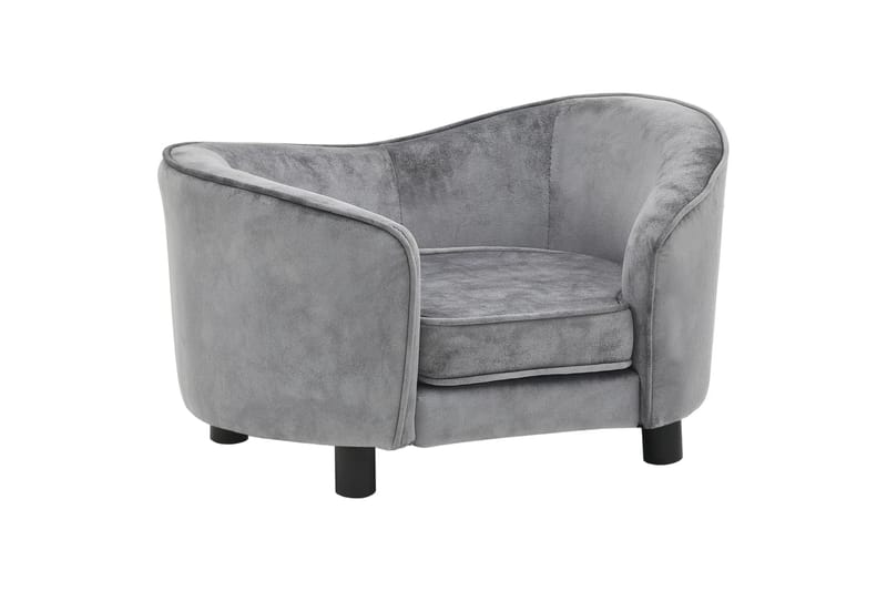 Hundesofa 69X49X40 cm Plys Grå - Grå - Sport & fritid - Til dyrene - Til hund - Hundemøbler
