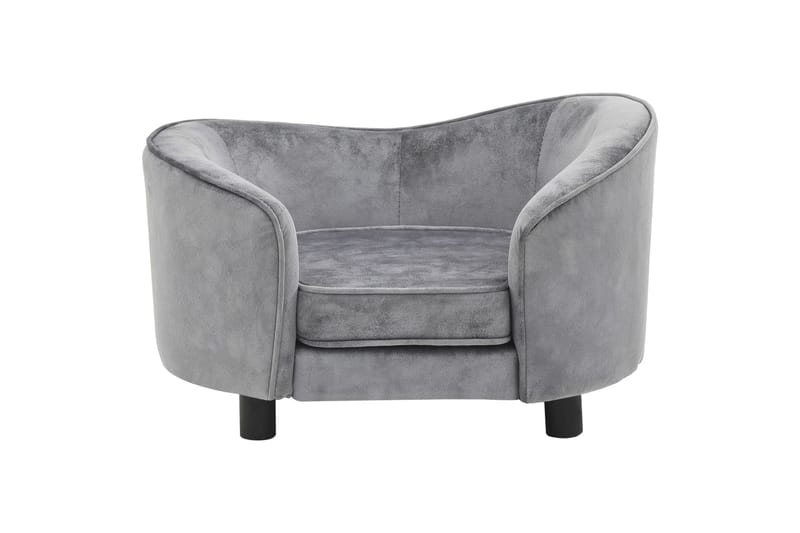 Hundesofa 69X49X40 cm Plys Grå - Grå - Sport & fritid - Til dyrene - Til hund - Hundemøbler