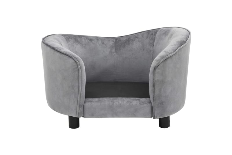 Hundesofa 69X49X40 cm Plys Grå - Grå - Sport & fritid - Til dyrene - Til hund - Hundemøbler