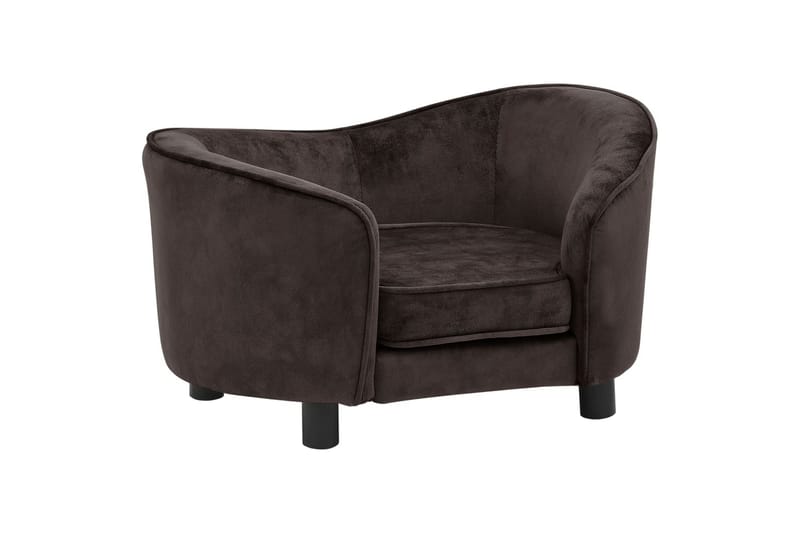 Hundesofa 69X49X40 cm Plys Brun - Brun - Sport & fritid - Til dyrene - Til hund - Hundemøbler