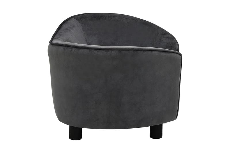 hundesofa 69x49x40 cm plys mørkegrå - Grå - Sport & fritid - Til dyrene - Til hund - Hundemøbler - Hundeseng