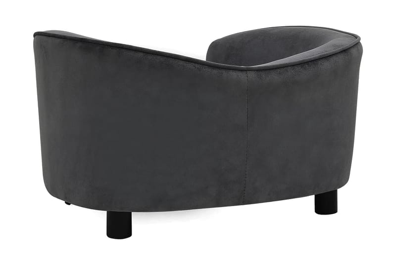 hundesofa 69x49x40 cm plys mørkegrå - Grå - Sport & fritid - Til dyrene - Til hund - Hundemøbler - Hundeseng