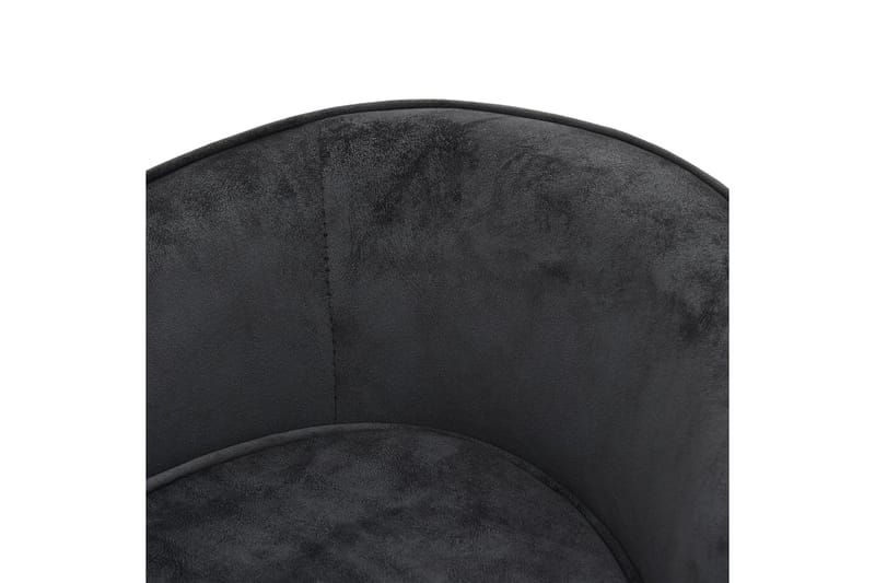 hundesofa 69x49x40 cm plys mørkegrå - Grå - Sport & fritid - Til dyrene - Til hund - Hundemøbler - Hundeseng
