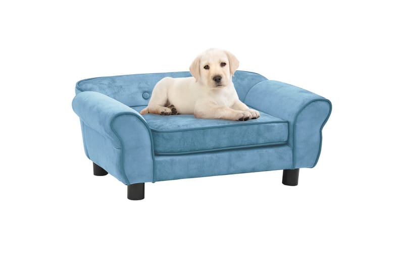 hundesofa 72x45x30 cm plys turkis - Turkis - Sport & fritid - Til dyrene - Til hund - Hundemøbler - Hundeseng