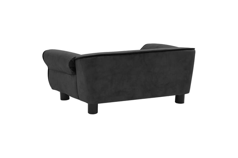 hundesofa 72x45x30 cm plys mørkegrå - Grå - Hundeseng - Hundemøbler