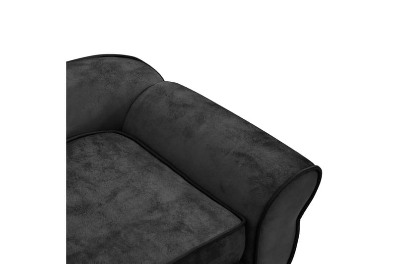 hundesofa 72x45x30 cm plys mørkegrå - Grå - Hundeseng - Hundemøbler