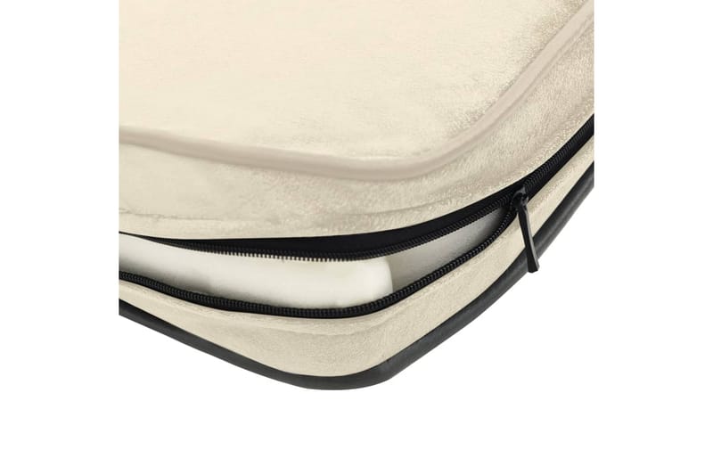 hundesofa 72x45x30 cm plys cremefarvet - Creme - Hundemøbler - Hundeseng