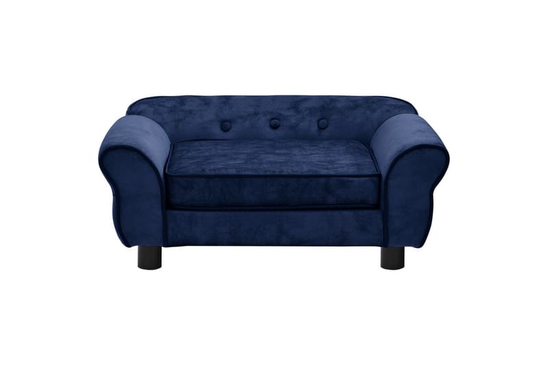 hundesofa 72x45x30 cm plys blå - Blå - Sport & fritid - Til dyrene - Til hund - Hundemøbler - Hundeseng