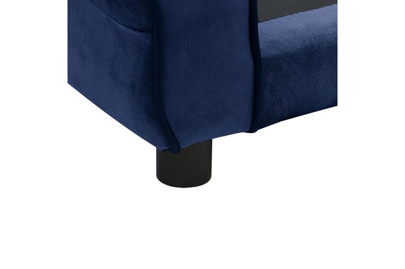 hundesofa 72x45x30 cm plys blå - Blå - Sport & fritid - Til dyrene - Til hund - Hundemøbler - Hundeseng