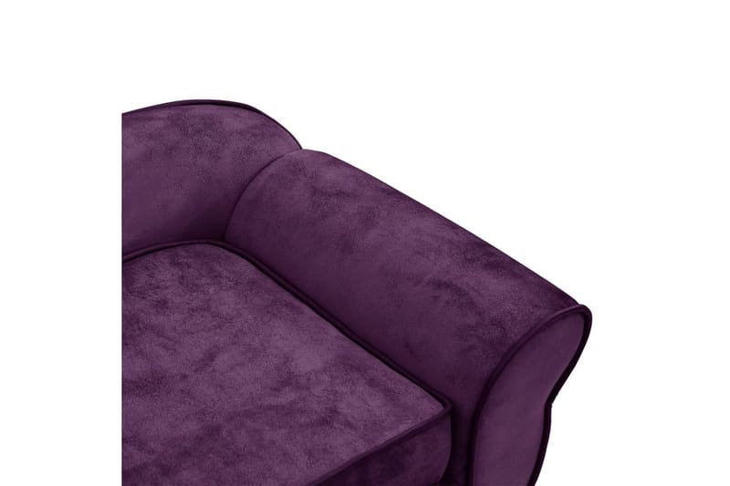 hundesofa 72x45x30 cm plys bordeauxfarvet - Violet - Sport & fritid - Til dyrene - Til hund - Hundemøbler - Hundeseng