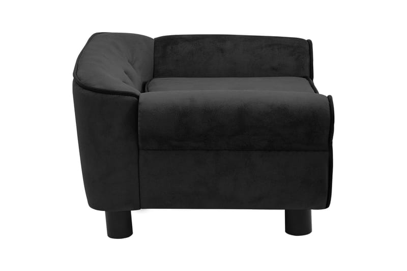 hundesofa 72x45x30 cm plys sort - Sort - Hundemøbler - Hundeseng