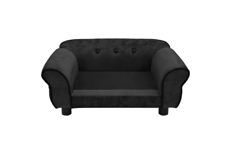 hundesofa 72x45x30 cm plys sort - Sort - Hundemøbler - Hundeseng