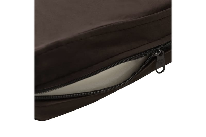Hundesofa 81X43X31 cm Plys Og Kunstlæder Brun - Brun - Sport & fritid - Til dyrene - Til hund - Hundemøbler
