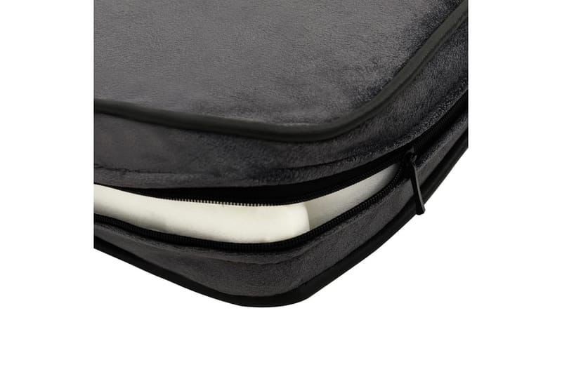 hundesofa 81x43x31 cm plys og kunstlæder mørkegrå - Grå - Sport & fritid - Til dyrene - Til hund - Hundemøbler