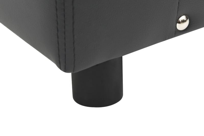 hundesofa 81x43x31 cm plys og kunstlæder mørkegrå - Grå - Sport & fritid - Til dyrene - Til hund - Hundemøbler
