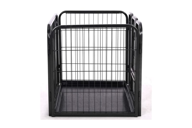 Hvalpegård Stål 93 X 63 X 61 Cm - Sort - Sport & fritid - Til dyrene - Til hund - Hundemøbler