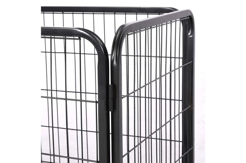 Hvalpegård Stål 93 X 63 X 61 Cm - Sort - Sport & fritid - Til dyrene - Til hund - Hundemøbler
