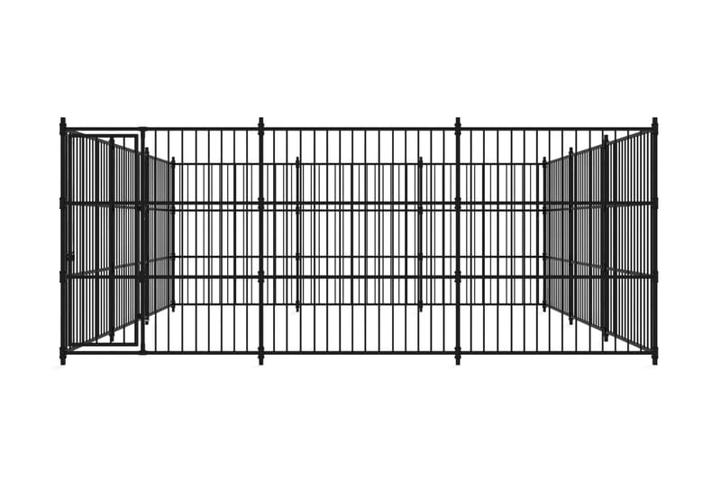 Udendørs Hundebur 450x450x185 cm - Hundemøbler - Hundehus & hundegård