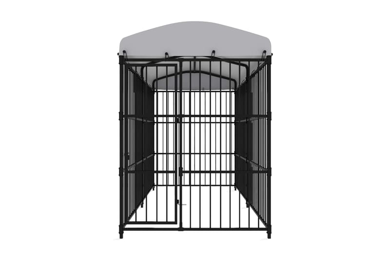 Udendørs Hundebur Med Tag 300x150x210 cm - Sport & fritid - Til dyrene - Til hund - Hundemøbler