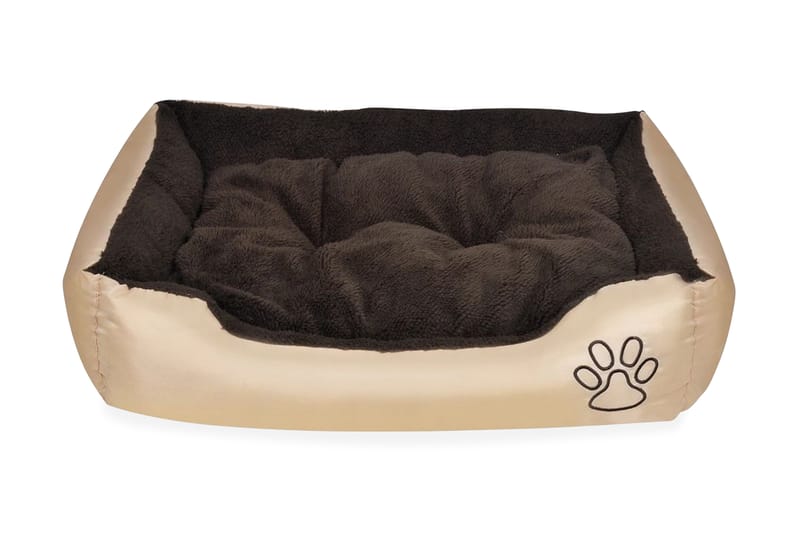 Varm Hund Seng Med Polstret Pude M - Brun - Sport & fritid - Til dyrene - Til hund - Hundemøbler - Hundeseng